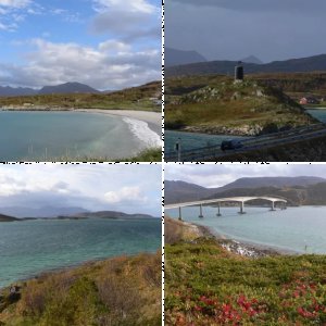 Herbstliche Bilderreise Tromsö Kvalöya-Sommaröy, Ferienhaus Broxtun von come2norway