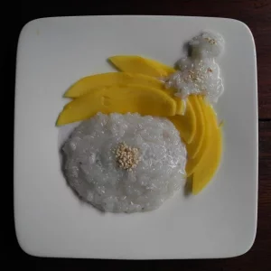 sticky rice with mango -selfmade