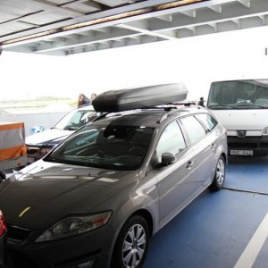 Geschaft, der vorletzte Platz auf der Fähre.