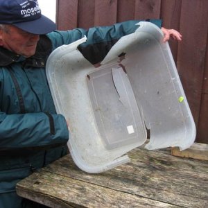 Behälter für die gefangenen Fische!