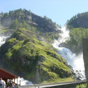 Wasserfall bei Odda