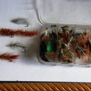 Mefo-Sammelsurium
Alle auf Patridge Saltwater Haken gebunden