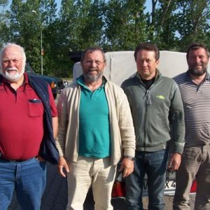 v.l.n.r.
Norbert, Hans, Christian
und Matthias