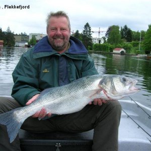 Thomas und sein Fast-Rekordfisch..