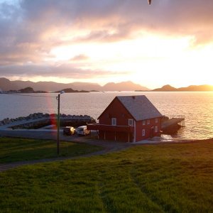 Schöner Sonnenuntergang am Westkapp.