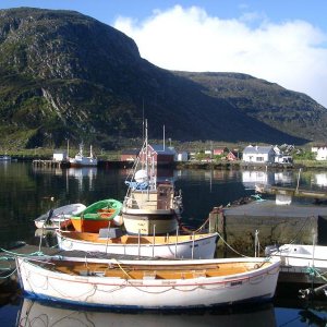Der Hafen mit den Dieselschnecken.