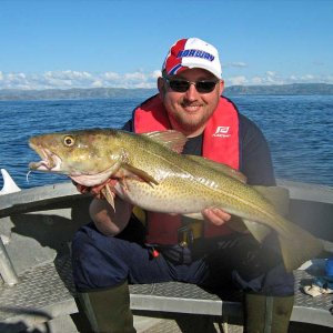 9kg Dorsch aus 17m Wassertiefe :-)