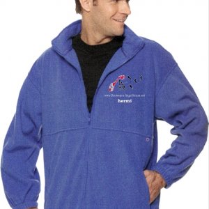 Fleesjacke leicht logo