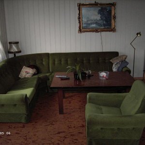 Ein Blick ins Wohnzimmer