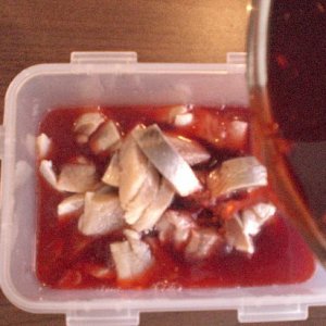 matjes mit sud uebergießen