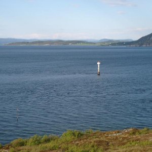 Der Leuchtturm Agdenes Fyr.