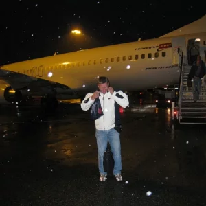 endlich in Tromsö gelandet...  stockdunkel und Rgen