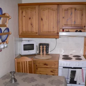 die vollausgestattete Küche