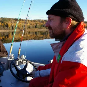 Frank, der stolze Bootsführer :-)