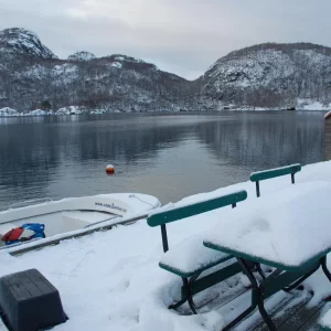 Norwegen,Winter 2009,2010 077, Steganlage Haus Anders