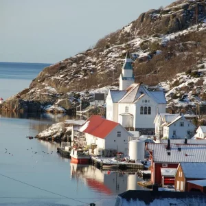 Norwegen,Winter 2009,2010 114, Kirkehavn im Winter 2009/2010