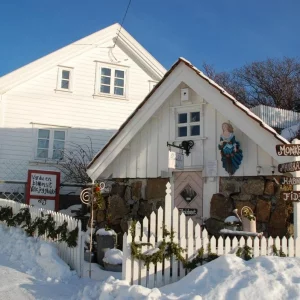 Norwegen,Winter 2009,2010 116, Kirkehavn im Ort