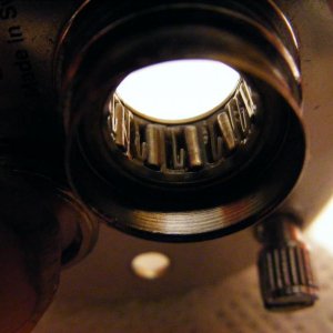 Überfettetes  Nadellager der Abu Ambassadeur SM 1600 C,  für die Rücklaufsperre verantwortlich, Da geht auf grund des zu vielen fettes nix mehr