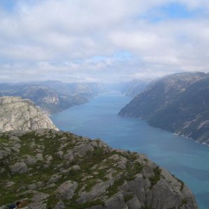 Blick vom Preikestolen