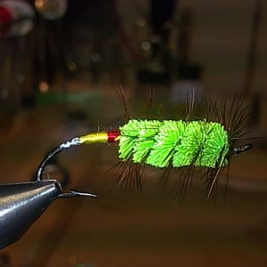 The green Maschien
Salmon Hook #6 Mustad Classic