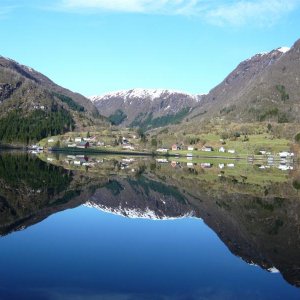 Bucht gegenüber von Steinsvik