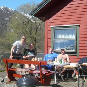 Grillen bei schönem Wetter