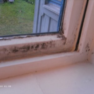Fenster über dem Bett