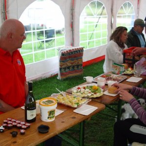 Das Frühstück war lecker wie immer.
Danke Bettina.