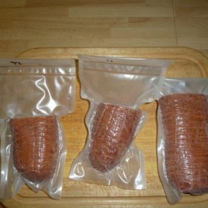 Lachsschinken portioniert