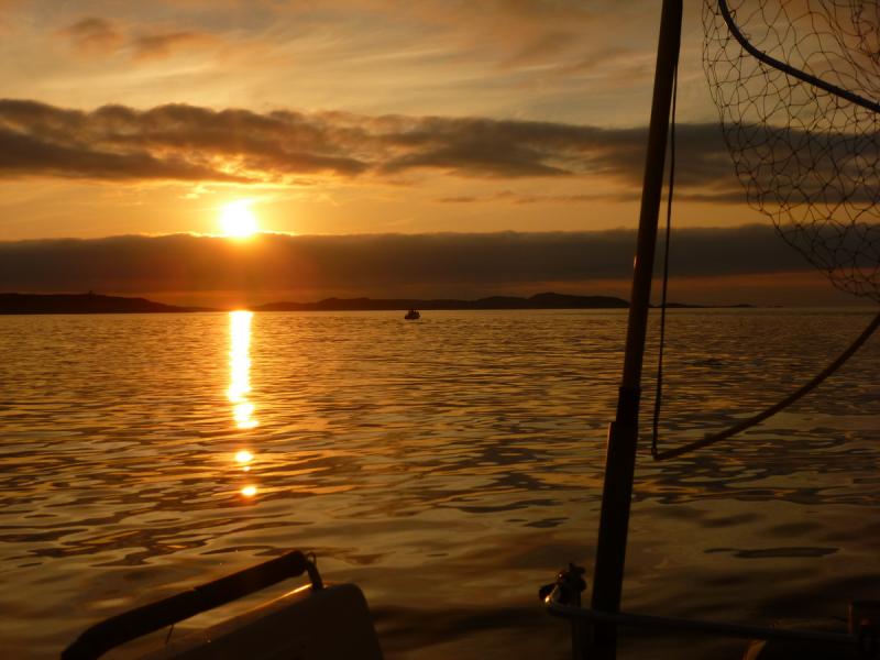 Abendstimmung auf dem Wasser