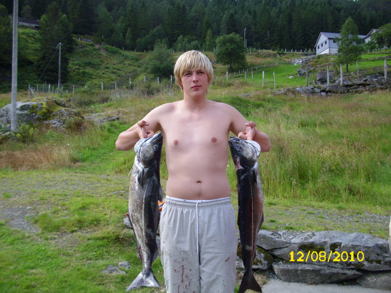 Alex hat diese beiden mit einer kleinen Spinnrute gefangen