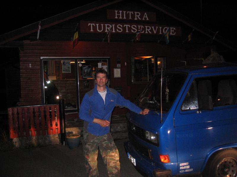 am Ziel mit den 27 Jahre alten Bulli!