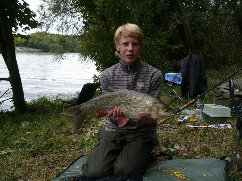 Auch der Nachwuchs ist schon erfolgreich. Tomfish jr. mit stattlichem Rapfland.