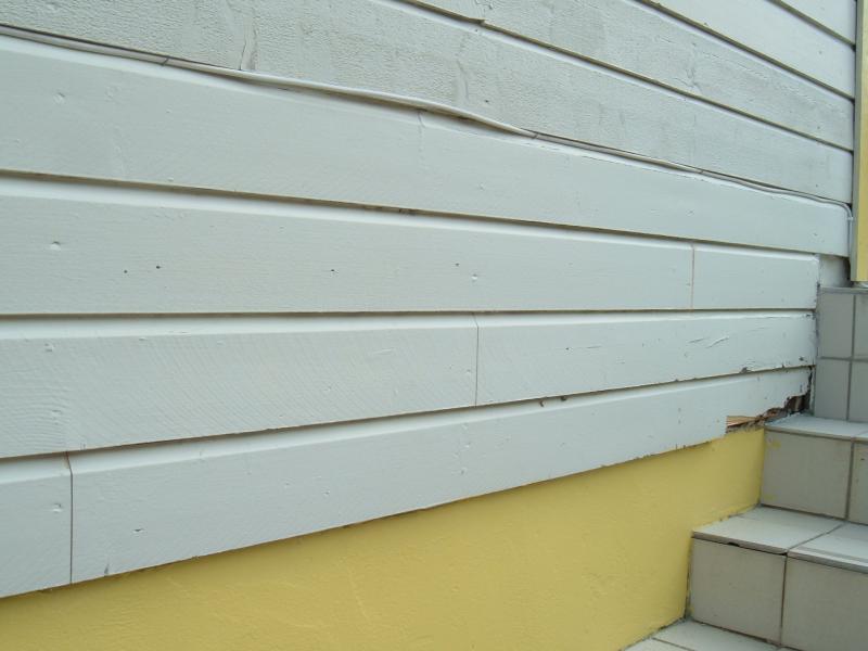 Außenverkleidung saubere Schnitte