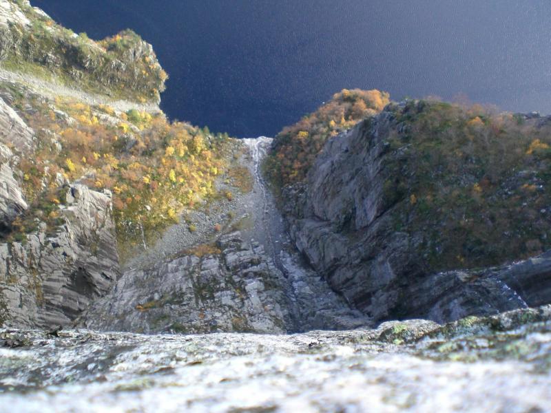 Blick von der Kante des Preikestolen