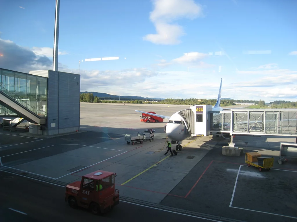 das Rollfeld Oslo, hier ist reichlich was los