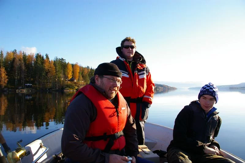Der 40 km lange obere Frykensee. Teil des > 100 km langen Frykentales in Nordvärmland, Mittelschweden
