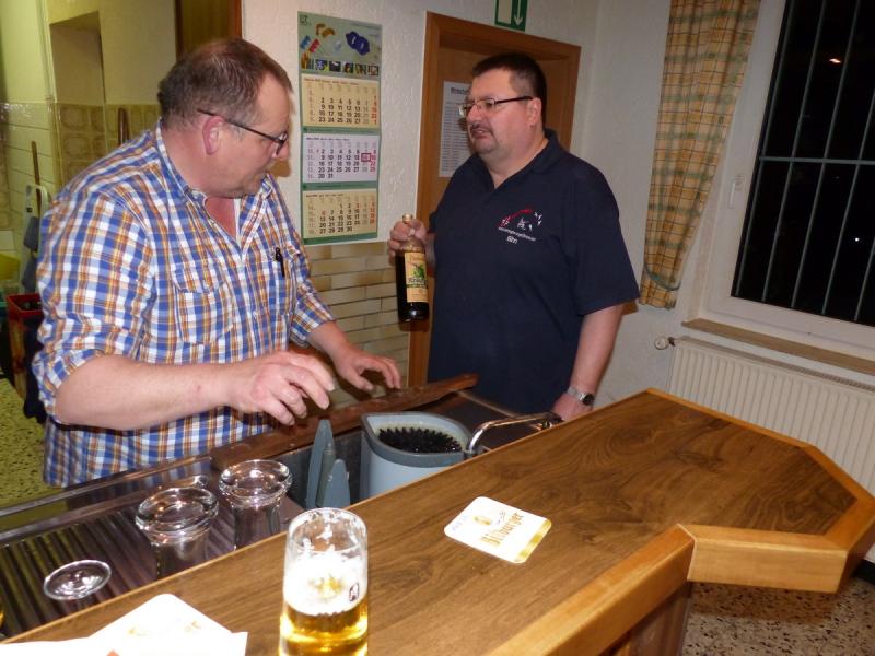 ein Schnäpschen zur Verdauung.