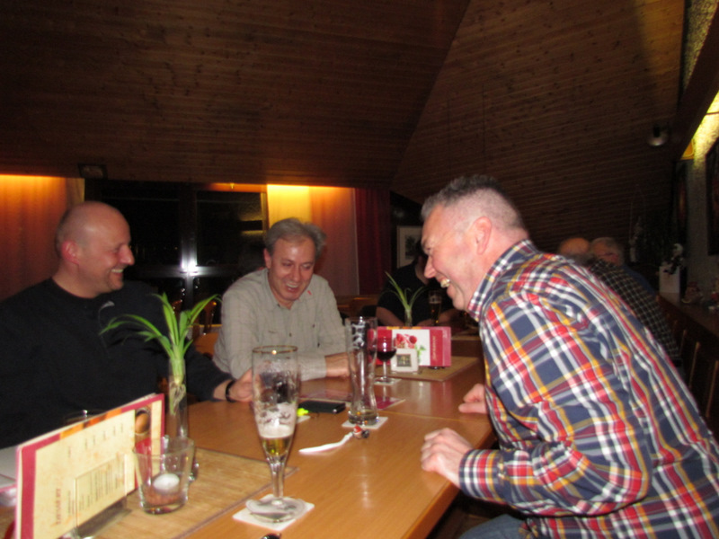 ...es gab viel zu lachen.