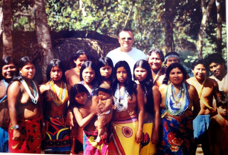 FARC Rebellen Col. Rückzugsgebiet "one man Show" Enbera Indios Urumburi