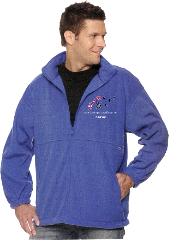 Fleesjacke leicht logo