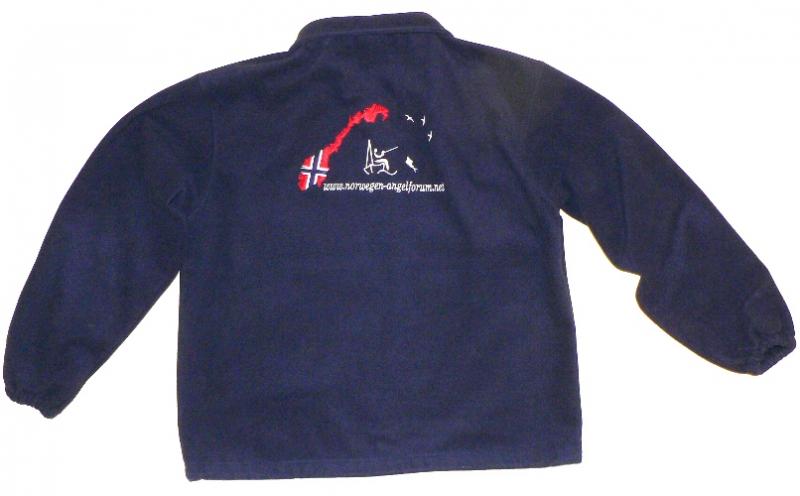 Fleesjacke mit Logo hinten
