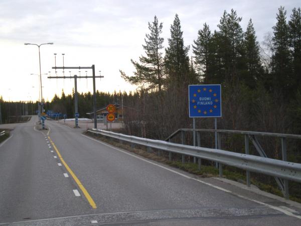 Grenze zu Finnland