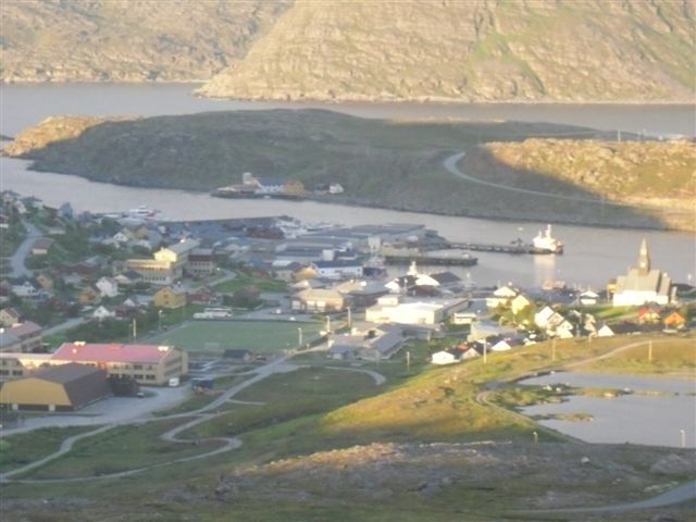 Havoysund bei Mitternacht