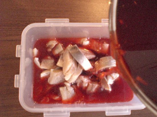 matjes mit sud uebergießen