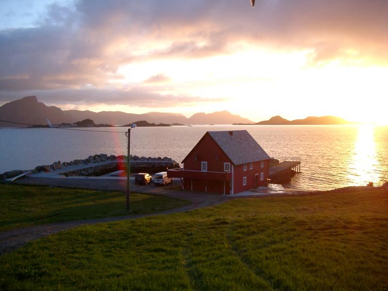 Schöner Sonnenuntergang am Westkapp.