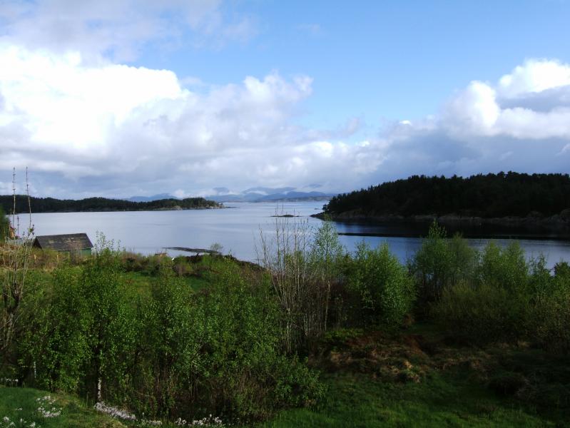 Sicht auf Masfjord vom Saevrasvag