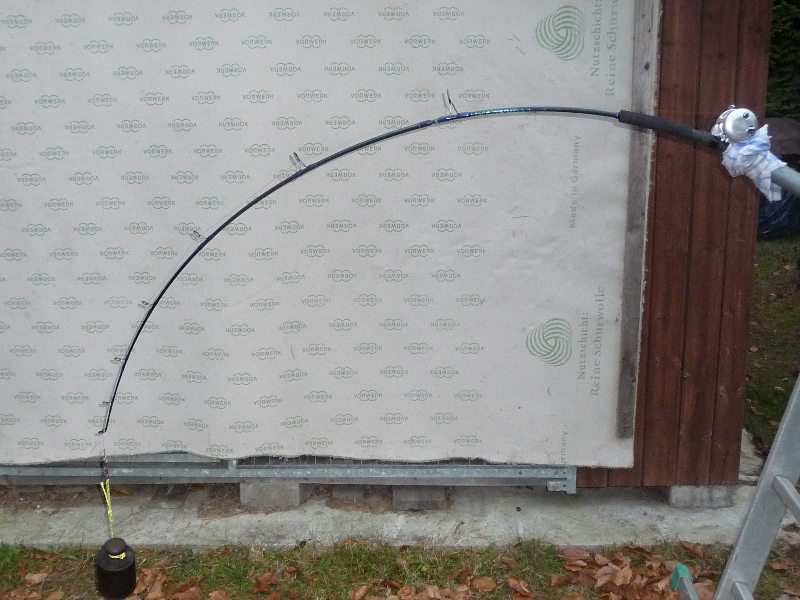 Sportex Magnus 30 lbs neueres Modell
Länge: 2,09 m
Belastung: 5kg ; 29°