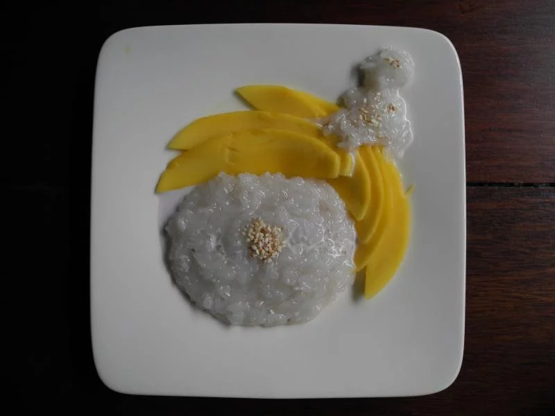 sticky rice with mango -selfmade