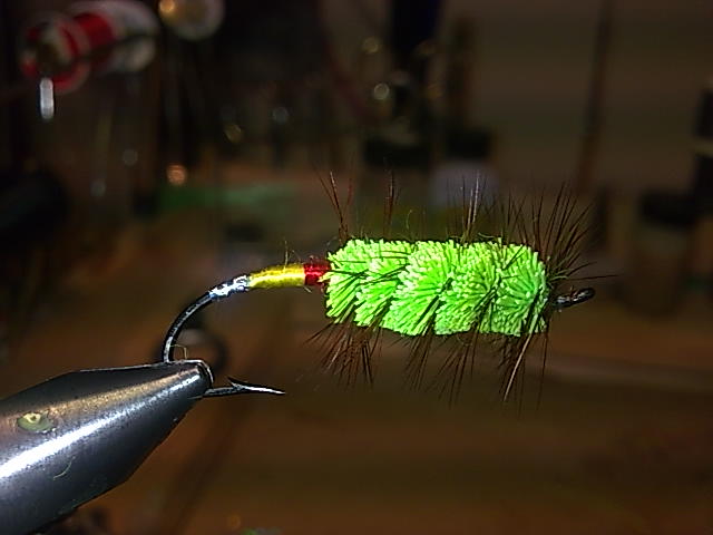 The green Maschien
Salmon Hook #6 Mustad Classic